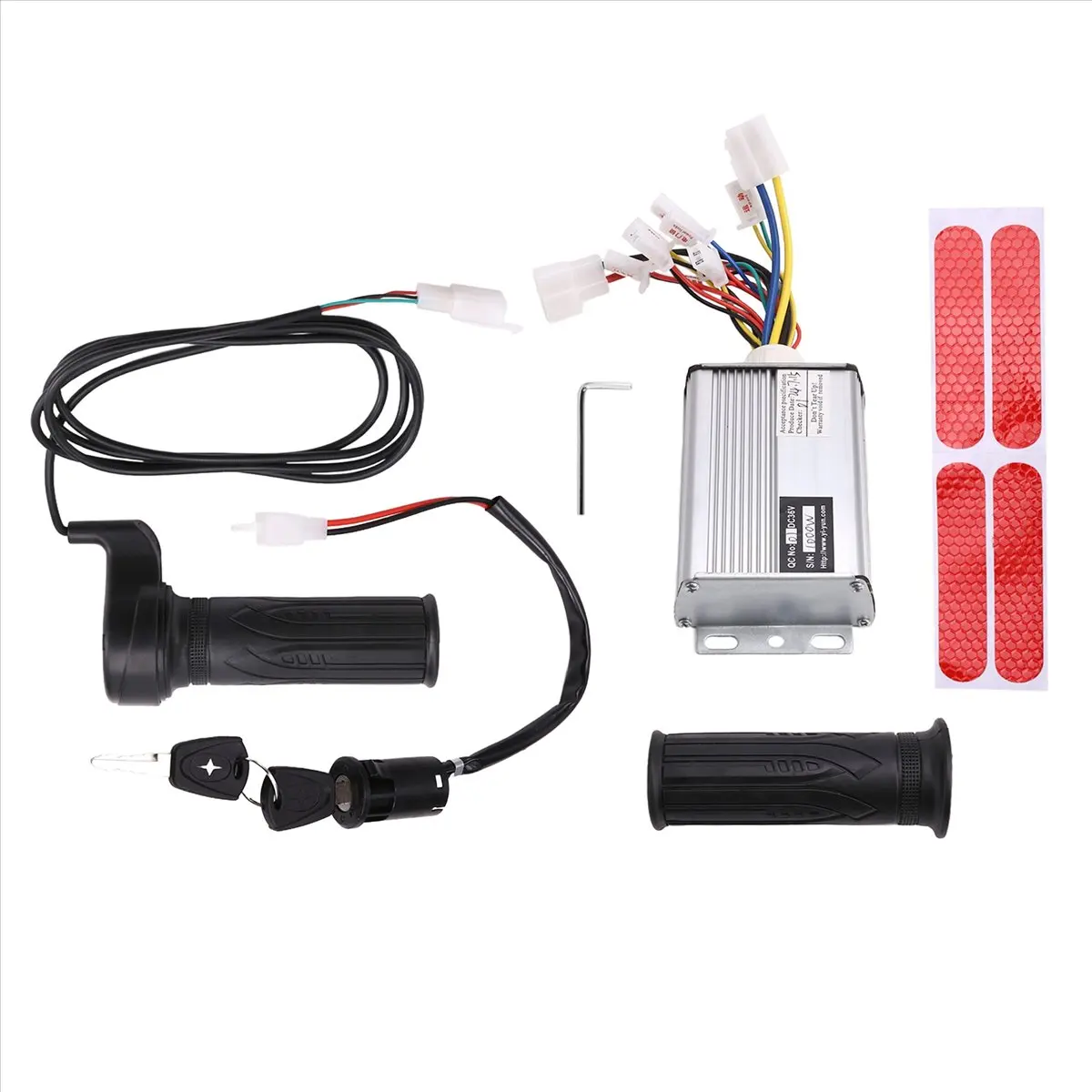 

XFDZ 36V 1000W Electric Scooter Brush Controller+Throttle+Accelerator+Lock Kit for Electric Bike/Electric Scooter