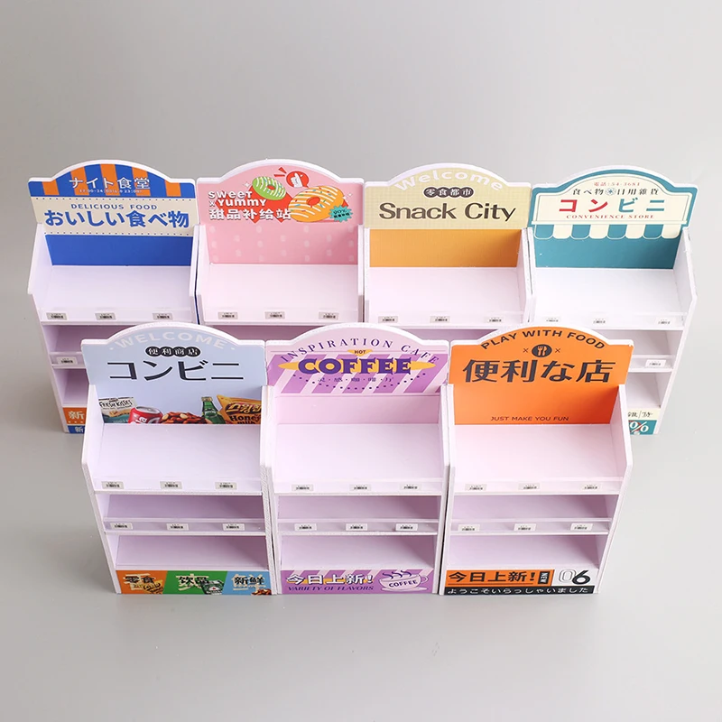 

Миниатюрный милый напиток, еда, супермаркет, полка для магазина, аксессуары для кукольного домика, мебель для ролевых игр, полка для шкафа, кухонный подарок