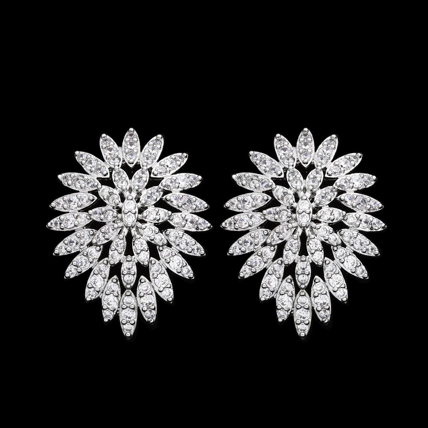 

4pcs Bridal Zirconia Full Jewelry Sets For Women Party Luxury Dubai Nigeria CZ Crystal Wedding Jewelry Sets