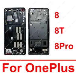 Middle Frame Housing Cover For OnePlus 1+ 8 8T 8 Pro Middle Frame Bezel Chassis Replacement