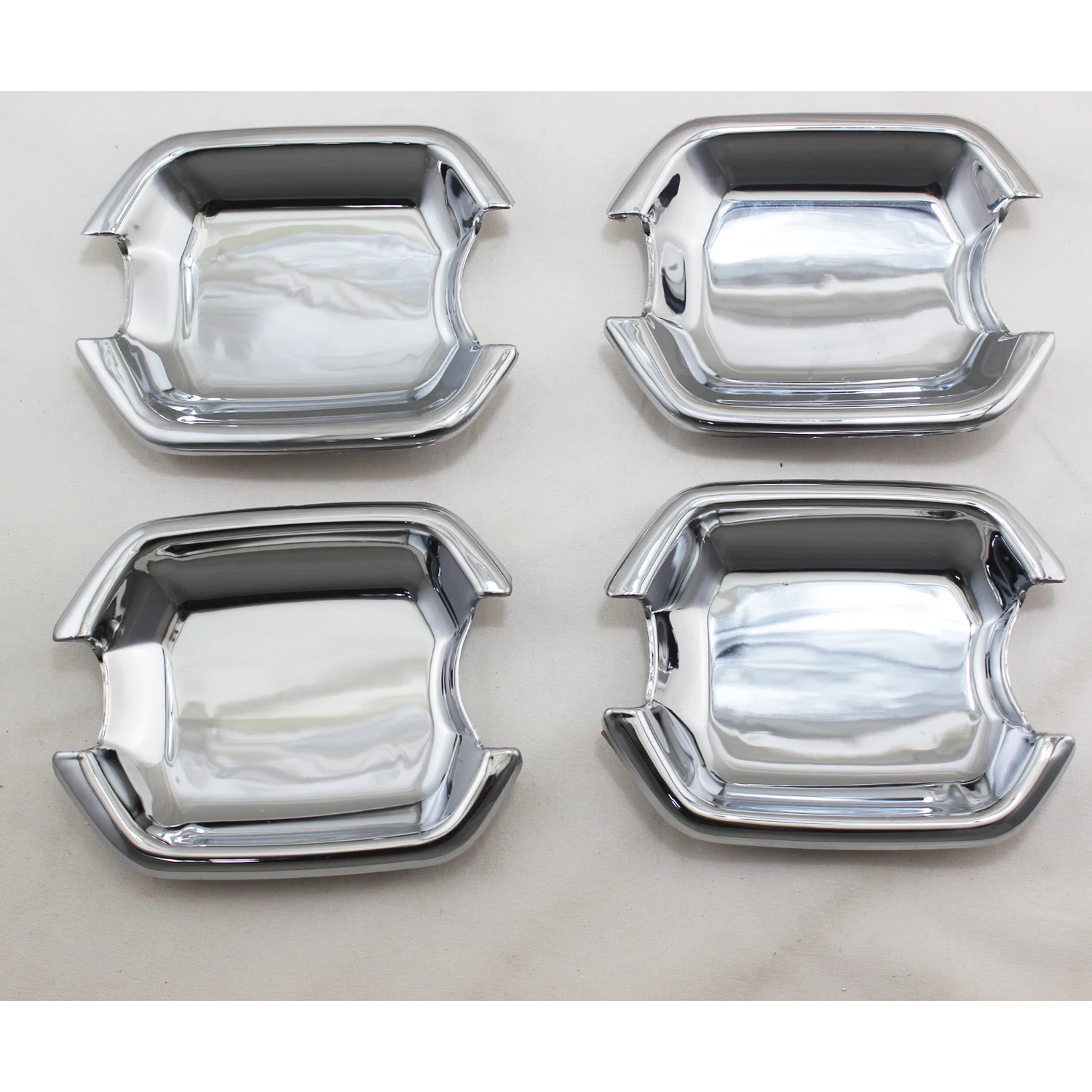 2001 2002 2003 2004 2005 For Mitsubishi Pajero V73 Car ABS Chrome Accessories Plated Door Handle Bowl Cover Trim Paste Style