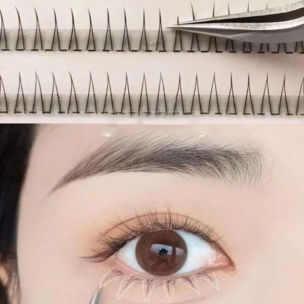 1PC In Acciaio Inox Curvo Dritto Sopracciglio Pinzette Per Ciglia Finte Unghie Artistiche Estensione Strumento di Trucco Ciglia Pinzette