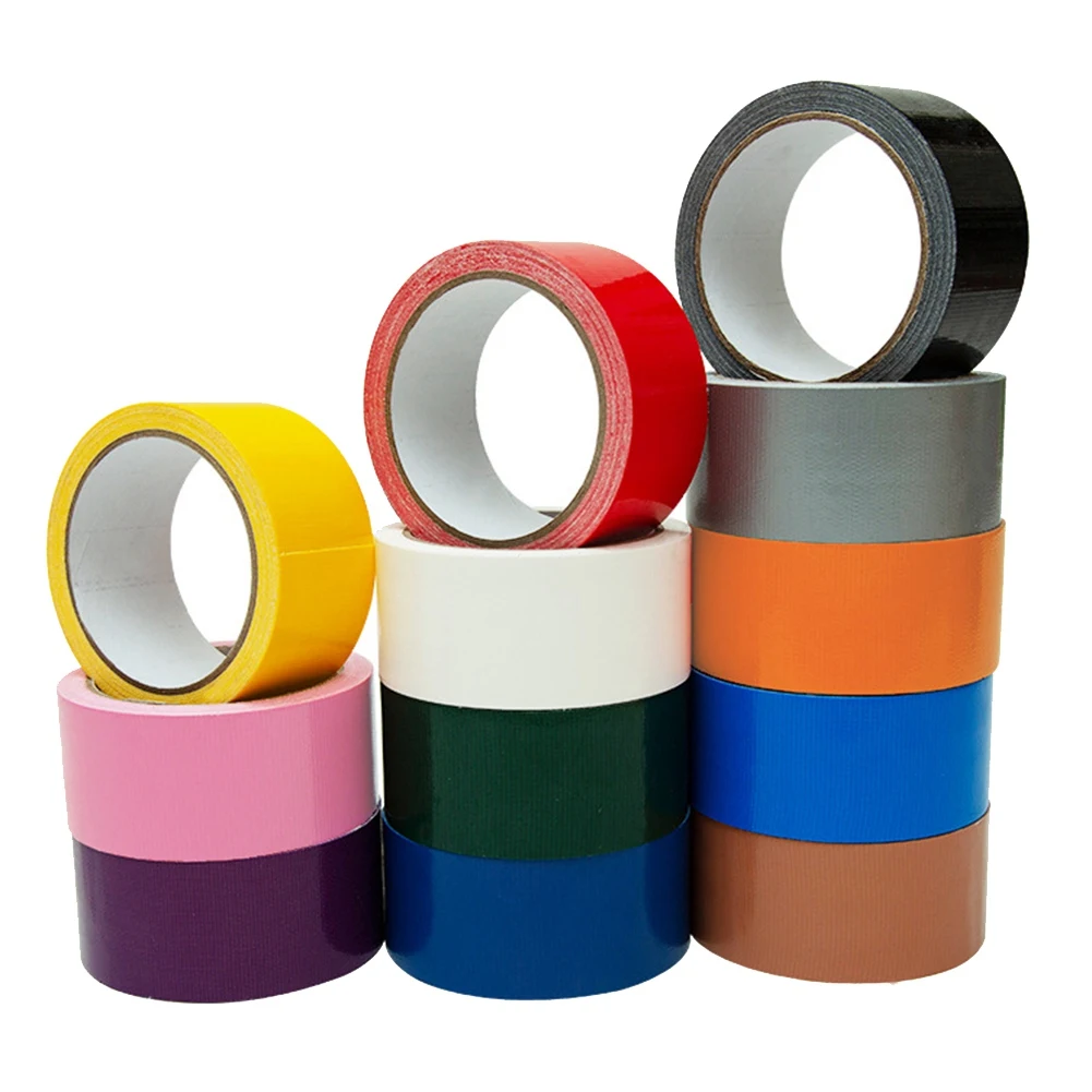 Colored Duct Tape Bulk 12 Assorted Colors Duct Tape, 2 Inch X 10 Yards X 12 Rolls Tape Rolls, Rainbow Duct Tape Rolls