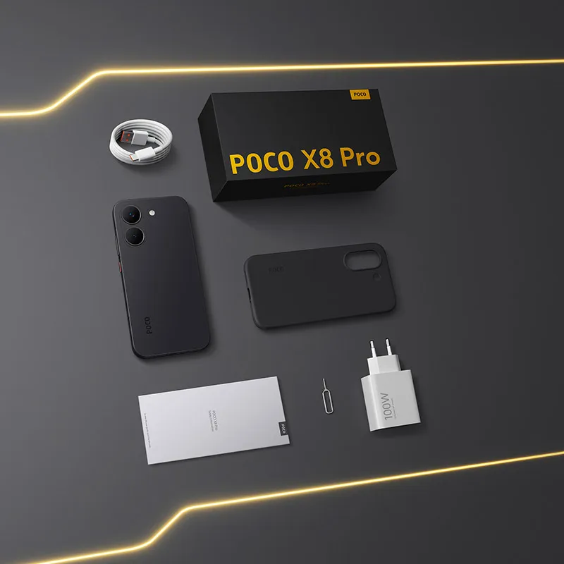 POCO X8 Pro 5G Smartphone Global Version Dimensity 8500-Ultra