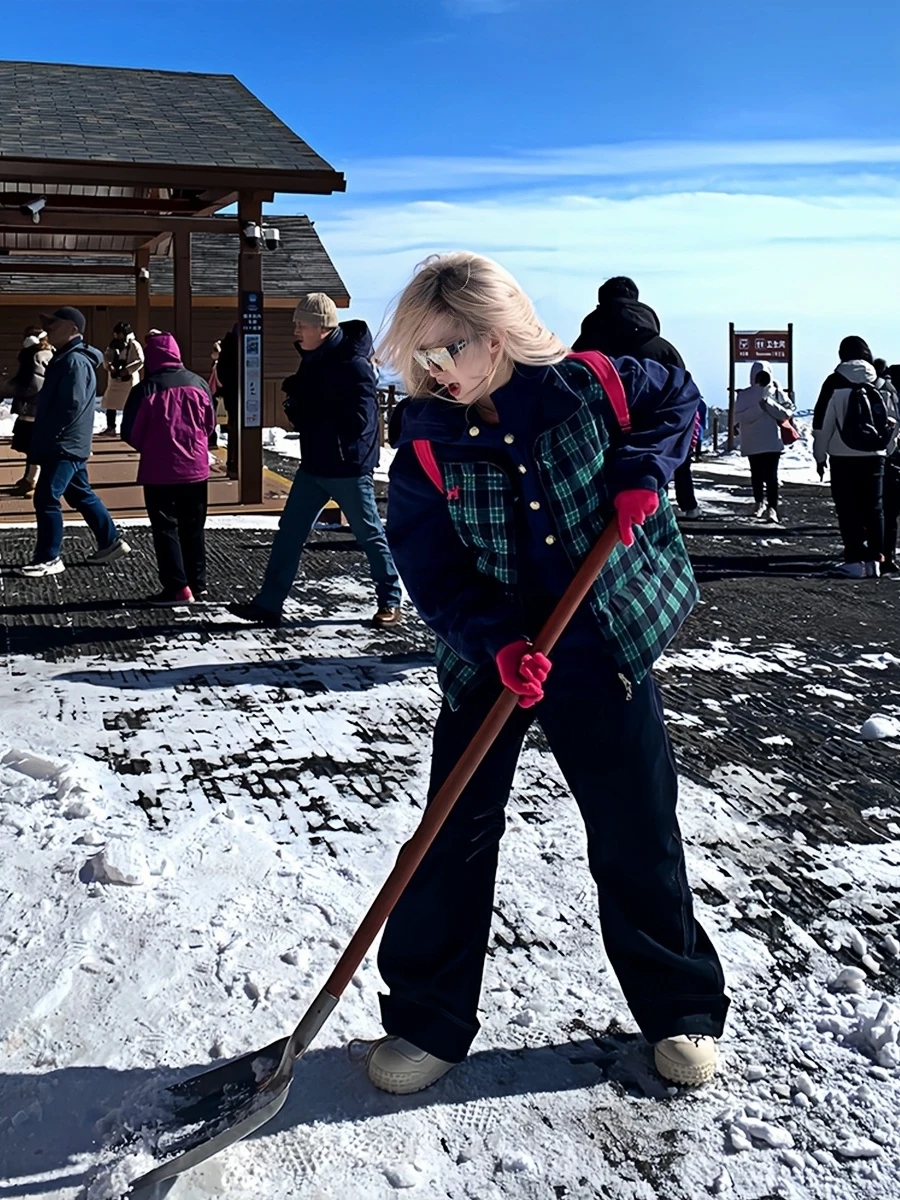 Yu Zhaolin Herfst Winter Geruit Katoenen Vest Dames Faionable Bovenkleding Warm Polyester Vezel Rits Ontwerp Veelzijdig Vest