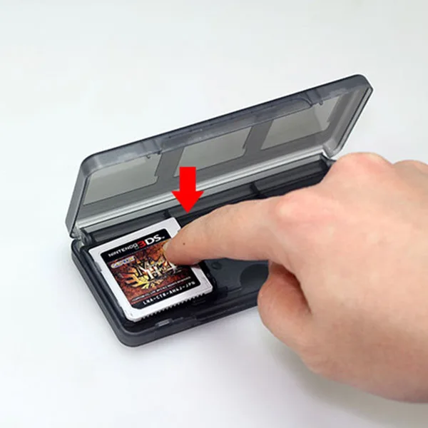 Clear 6 In 1 Game Card Storage Case Cartridge Box For Nintendo 3DS XL LL NDS Dsi