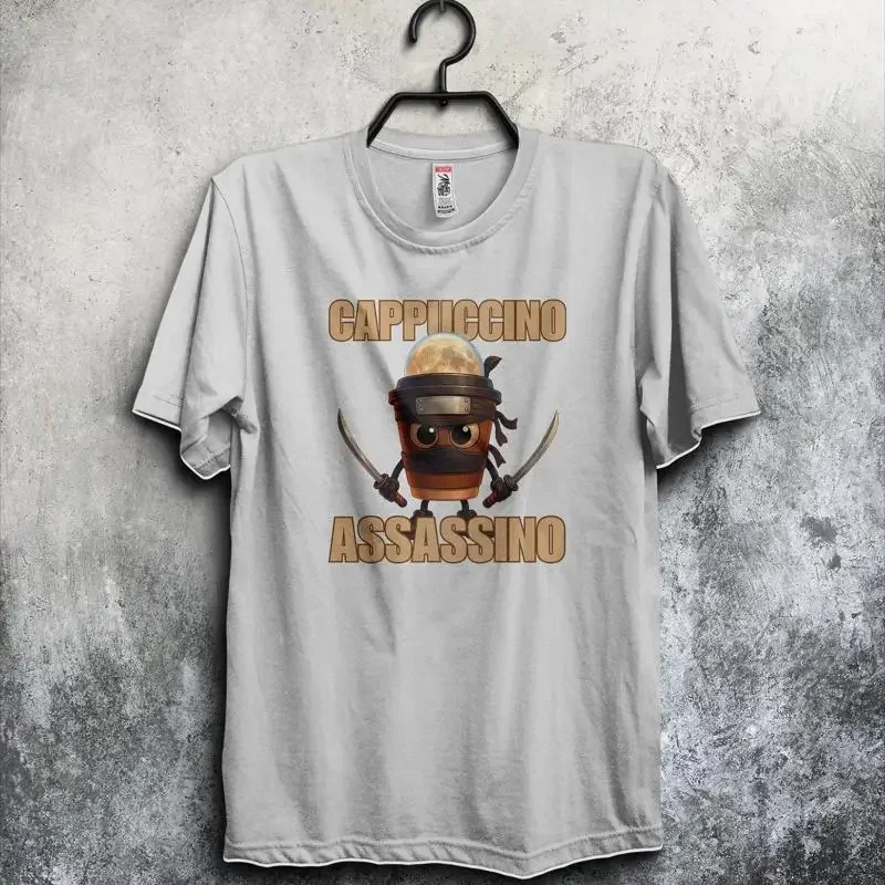 Cappuccino Assassino T Shirt Espressona Signora Ballerina Cappuccina for Her Meme Him Brainrot Merch