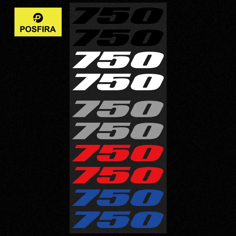 POSFIRA Motorcycle Sticker Waterproof Decals for Suzuki GSXR 750 K9 K8 K7 K6 K5 K4 K3 K2 K1 GSX-R 750 2011 2002 Accessories