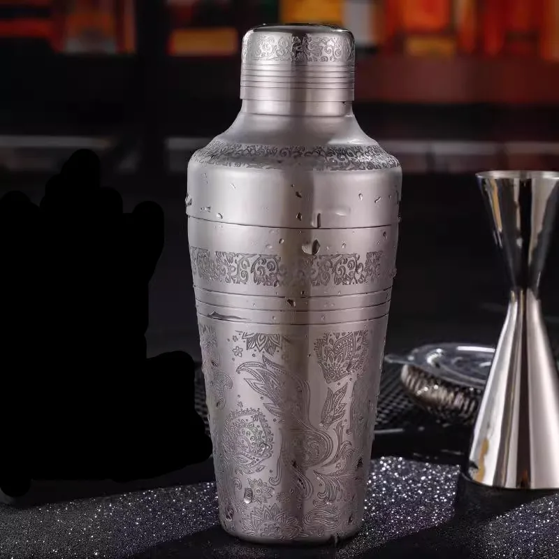 Carven 510ml Stainless Steel Cocktail Boston Bar Shaker Japanese Style Barware