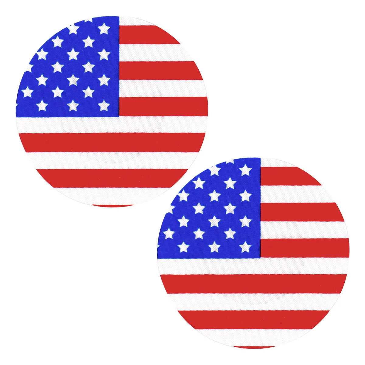 10pairs Light Reactive American Flag Disposable Nipple Covers, Multi-shape Breathable Anti-chafing Pasties, Independence Day Party Club Glow in Dark Invisible Chest Decor view 6