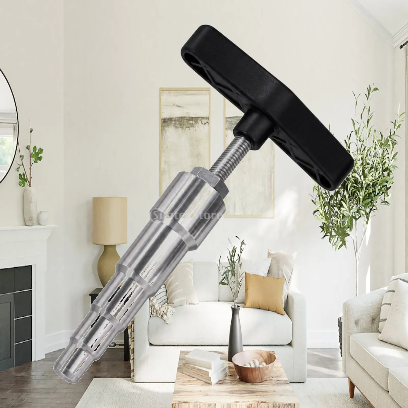 Hand Operated Tube Expander for Pipe Pre Shaping with Aluminum Plastic Build Stepped Expansion Head for Heating Pipe Fit