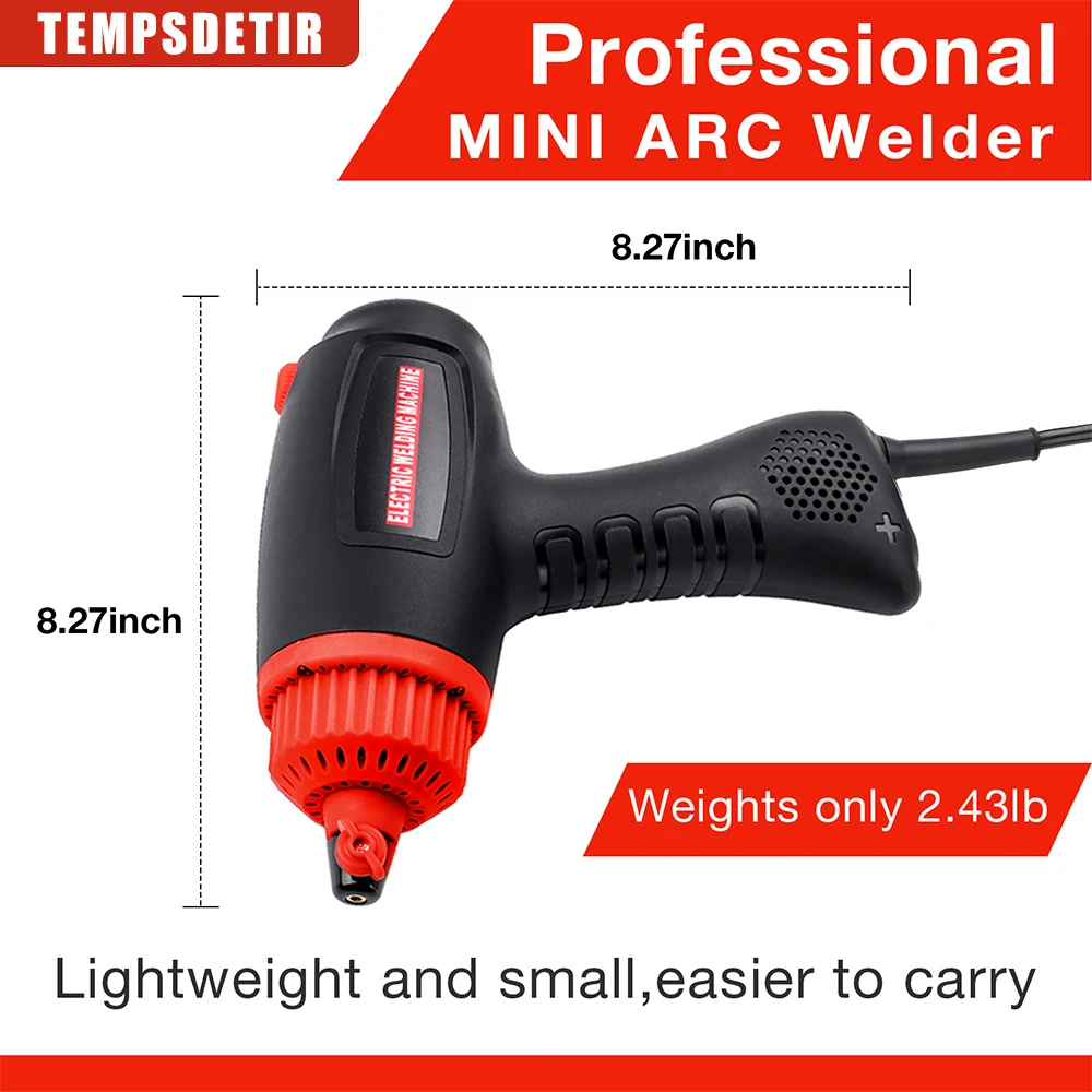 2500W 110V/220V Portable Handheld Welder Home Arc Welder Automatic Digital Intelligent Welding Tool