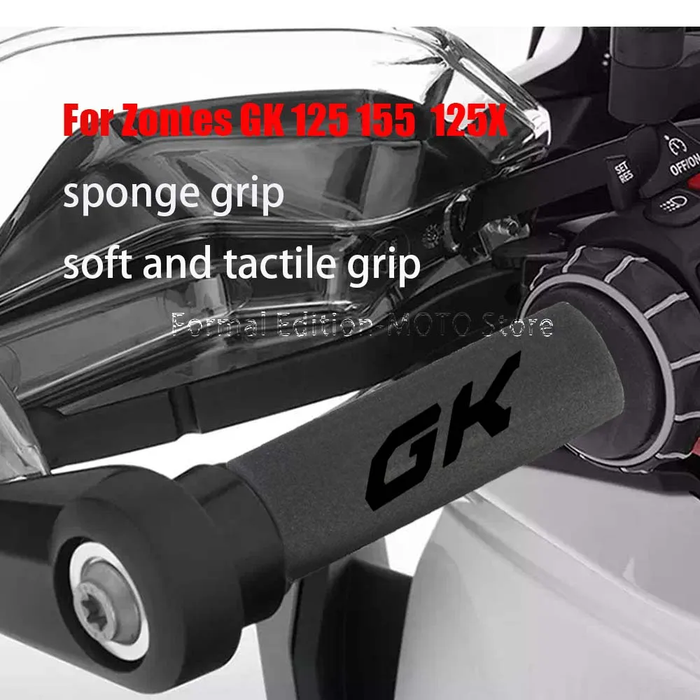 

Handlebar Grip Sponge Cover for Zontes GK 125 / GK 155 / GK 125X Non-slip Shockproof Motorcycle Sponge Grip