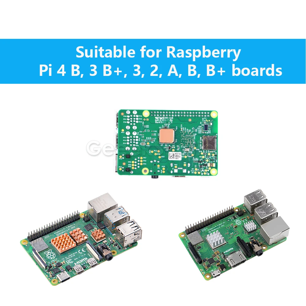 Heatsinks Pack Aluminum and Copper Heat Sink Cooling Kit for Raspberry Pi