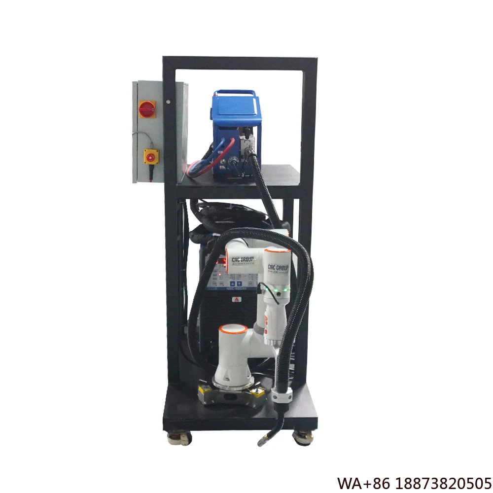 روبوت صناعي متحرك 6 محاور مناور أوتوماتيكي صغير روبوت لحام مع ناقل للاستخدام الخارجي #1