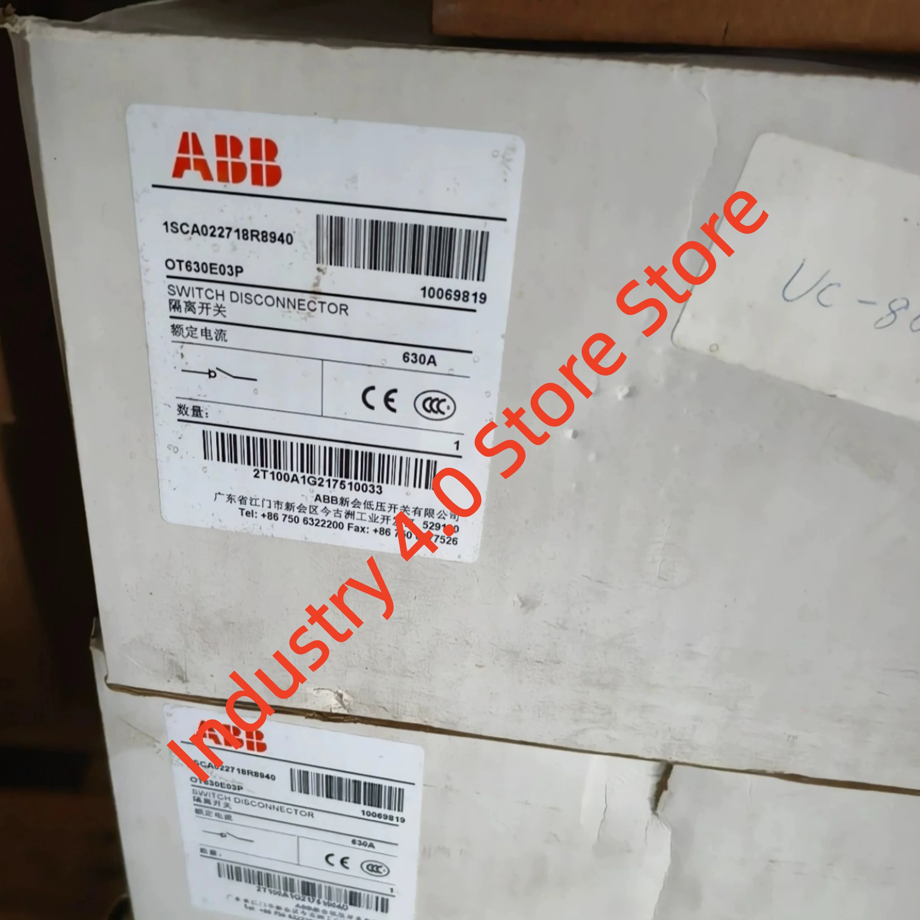 مفتاح عزل أصلي جديد OT630E04P 1SCA022719R2030