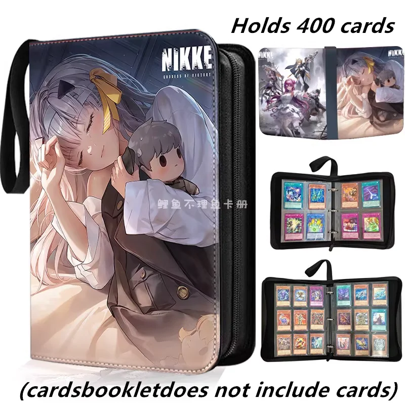 nikke card binder Amazon.com: 400 Pockets Card Binder for Anime Cards,Portable Waterproof One  Piece Cards Storage Book with Removable Sleeves : Office Products main image 0