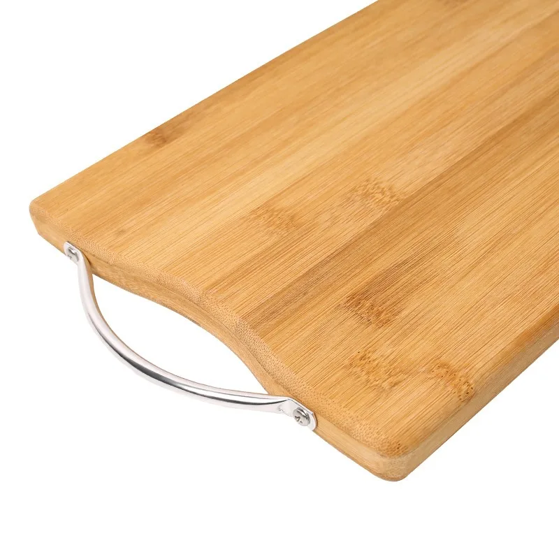 Bamboo Cutting Boards for Kitchen Natural Bamboo Chopping Board with Handles for Chopping Meat Vegetables Fruits Knife Friendly