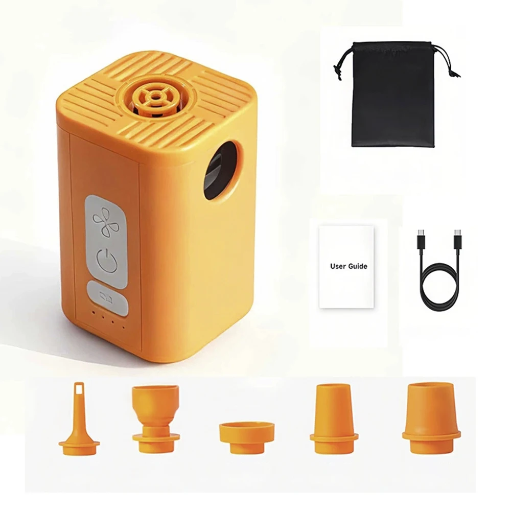 1PC Portable Air Pump Convenient Storage For Inflate Sports Equipment Pool Floats Air Mattresses And Camping Gear 2400mAh - view 3