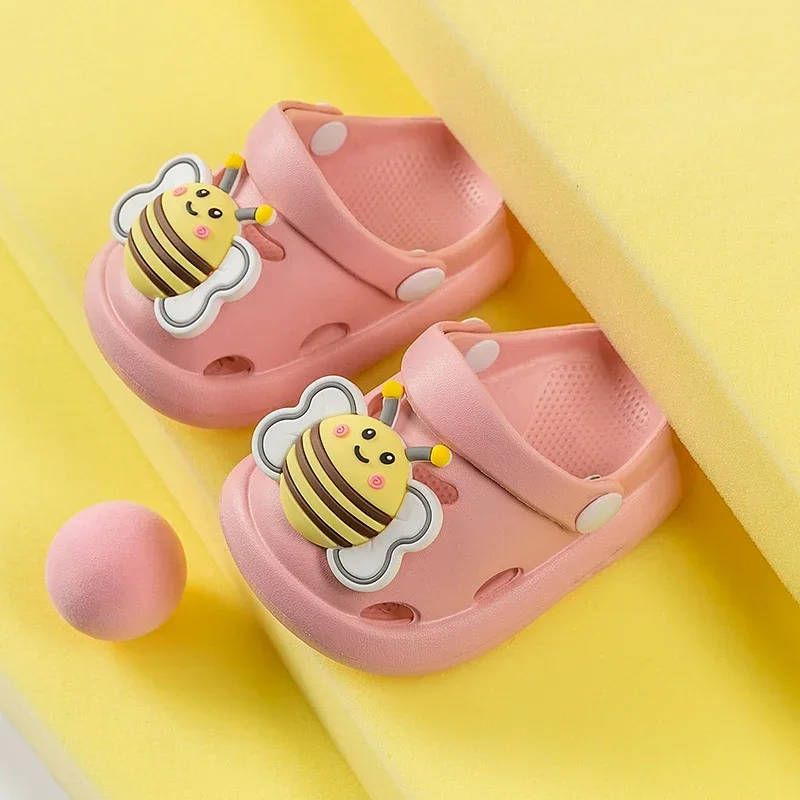 Estate bambini casa scarpe infradito neonate pantofole per bambini cartone animato unicorno bagno antiscivolo suola spessa diapositive 2-8 anni