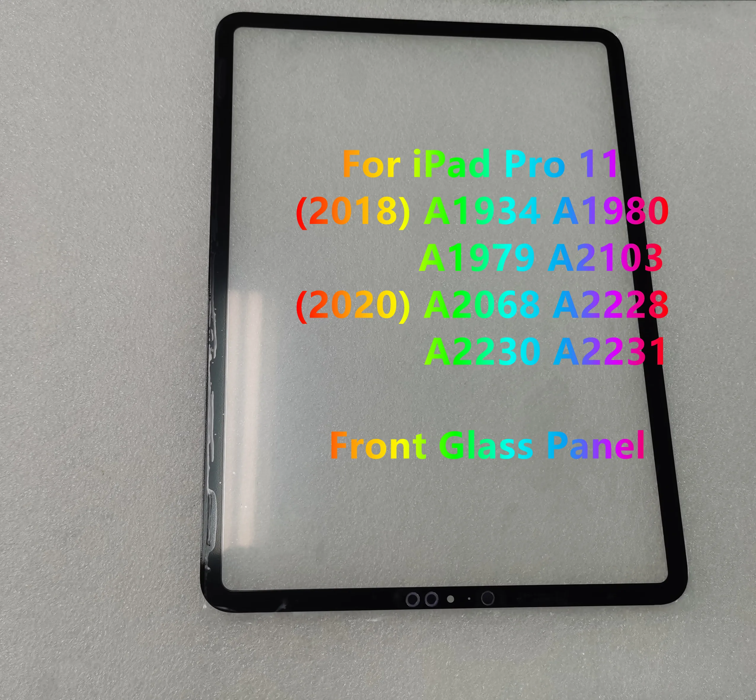 11'' Cal dla iPad Pro 11 pro11 (2018) A1934 A1980 A1979 A2103 (2020) A2068 A2228 A2230 A2231 Panel przedni + laminowany OCA