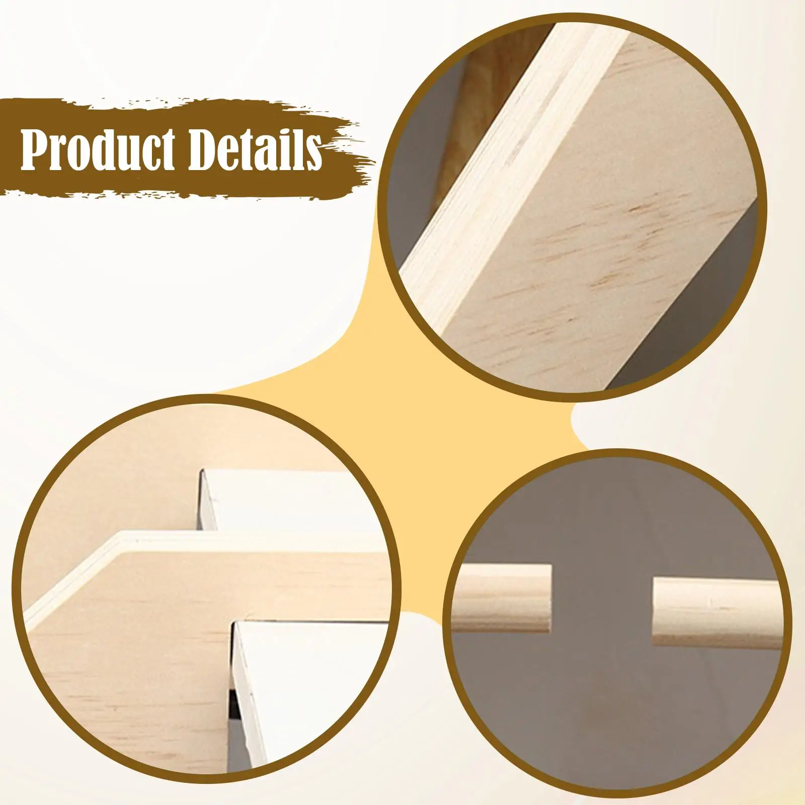 Adjustable Wooden Paper Roll Dispenser Modern Tissue Holder Clamp Design Tabletop Storage for Kitchen Art Packaging