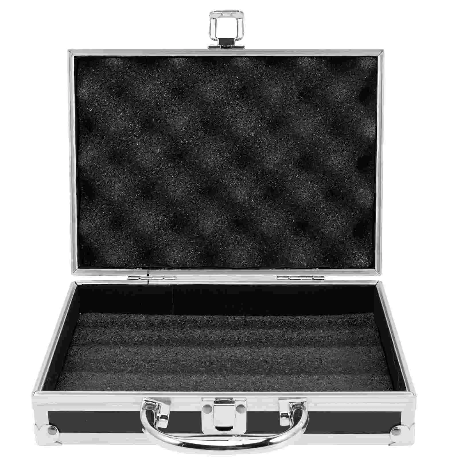 Aluminum Hard Cases Metal Tool Medicine Boxes Shell Briefcase Carrying Abs Alloy Multi-purpose Toolbox Tools