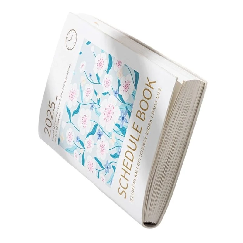 2025 جدول زمني للمخطط دفتر دفاتر اليومية اليومية/أسبوعي/شهري مخطط لمدرسة المكتب المنزلي