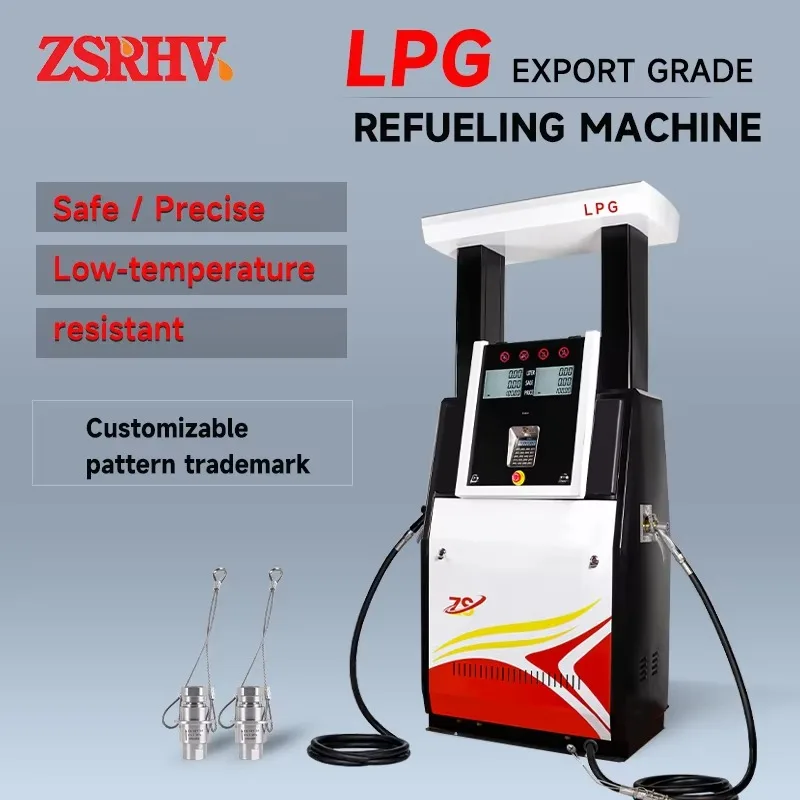 High Quality Automatic LPG Dispenser Pump Kit Gas Cylinder Filling Machine 220V Aluminium Refueling Equipment 5-50L/min Flow ATC