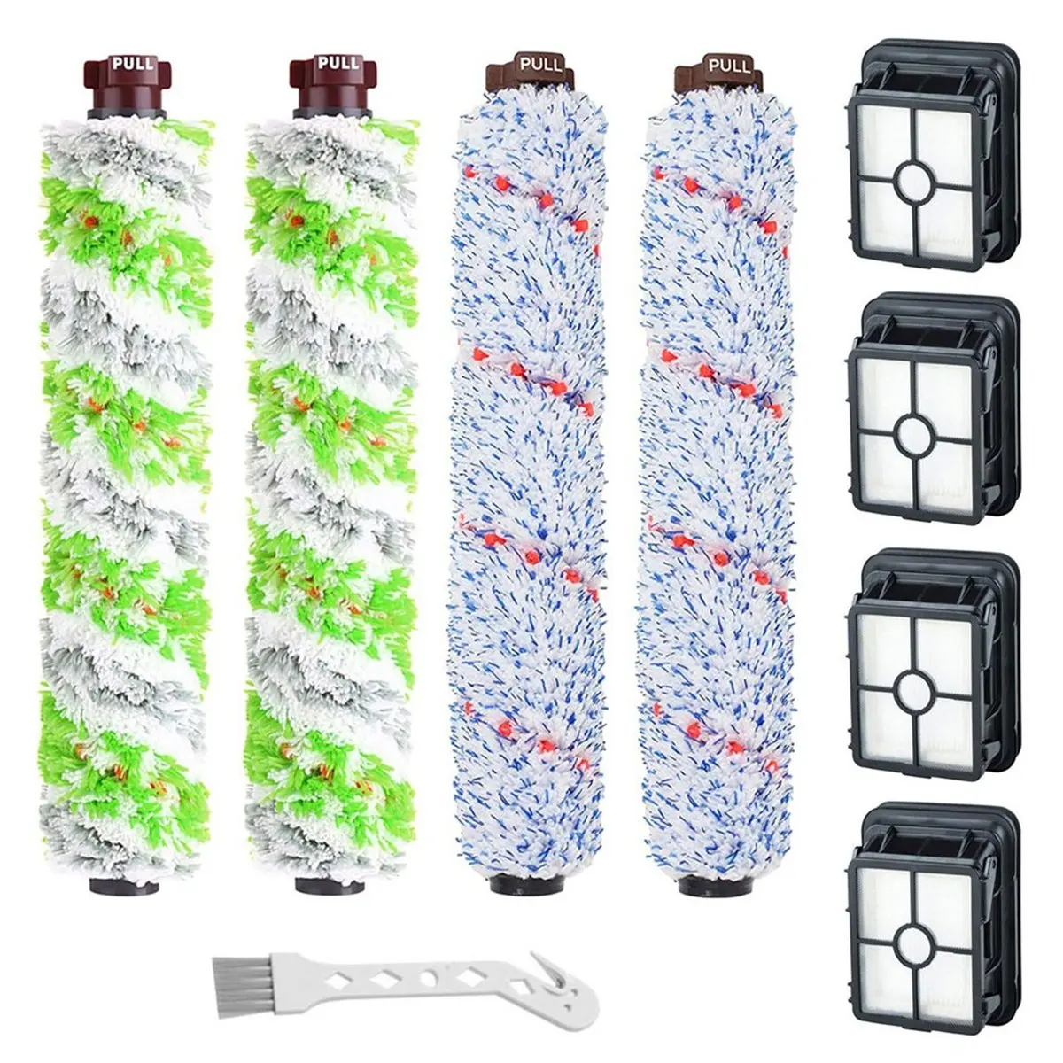 BRILLIANT Brush Filter Replacement Parts for Vacuum 3888A 1785 2306A Cordless Wet Dry Vac