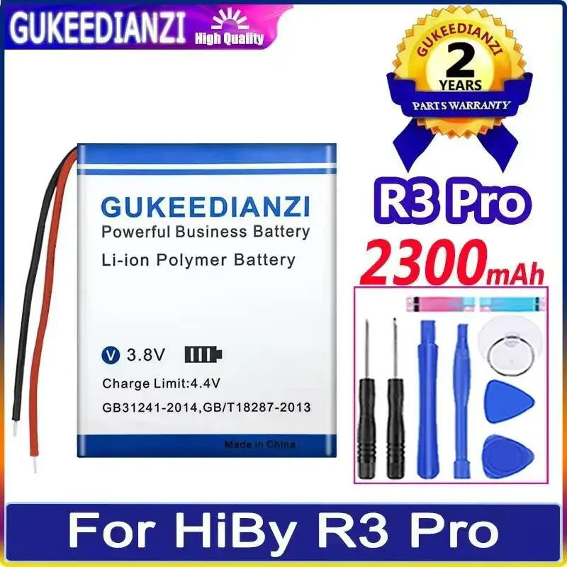 لبطارية الموسيقى المحمولة Hiby R3 Pro Player أداء طويل الأمد صديق للبيئة 2300 مللي أمبير في الساعة