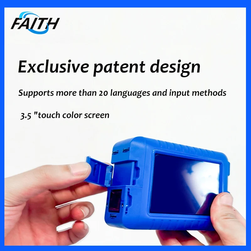 Faith Wireless Portable Mini Thermal Printer Shipping Label Machine Barcode Variable Dynamic Database  Colour Multi-Language