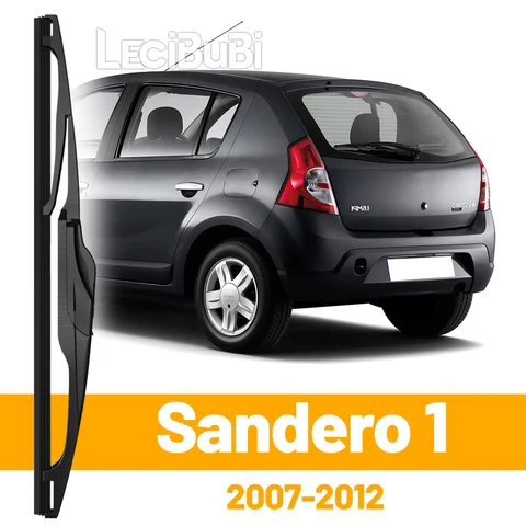 Резиновая Черная Щетка Стеклоочистителя Заднего Стекла Для Renault Sandero 1 2007-2012, Аксессуар Для Двери Багажника
