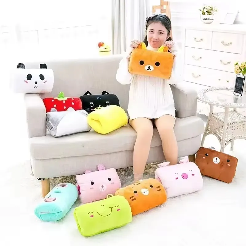 Hadiah Lucu Anak-anak Bantal Tangan Suho Mewah Kartun Musim Dingin Penghangat Tangan, Bantal Lengan Kelas 1 Pahlawan Lemah, Hadiah Anak-anak