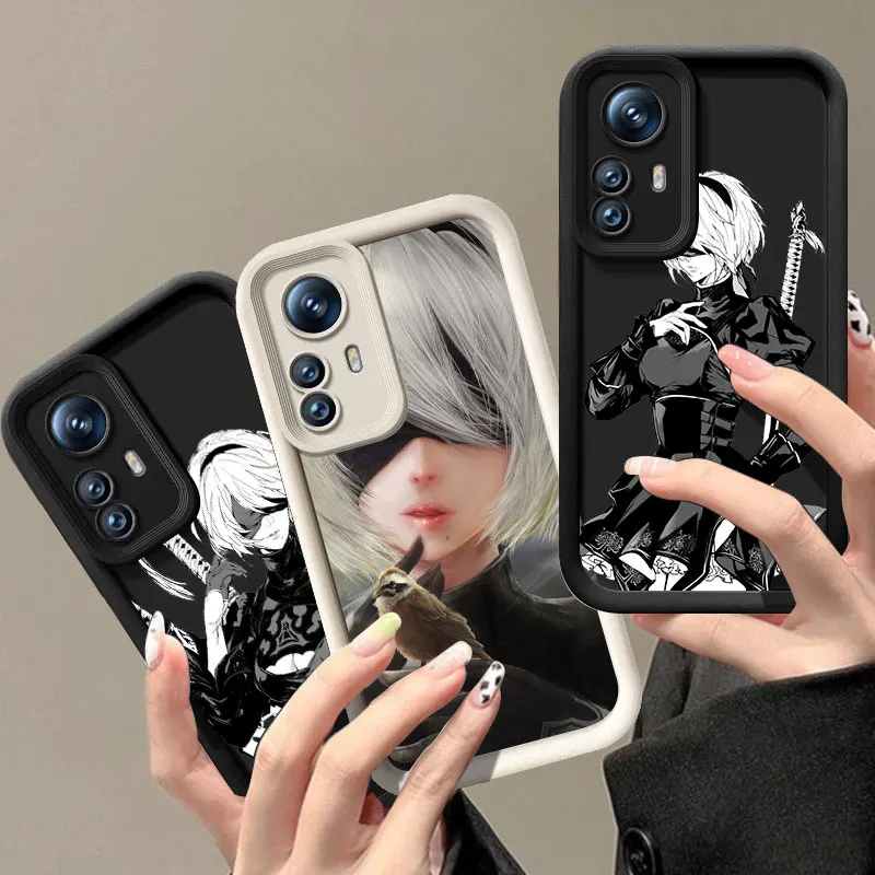 2B Nier Automata Anime Sky Eye Stairs Мягкий силиконовый чехол для телефона для Redmi Note 10 11 11S 12 13 Pro Plus 4G 11T 5G 9S 10S 12S