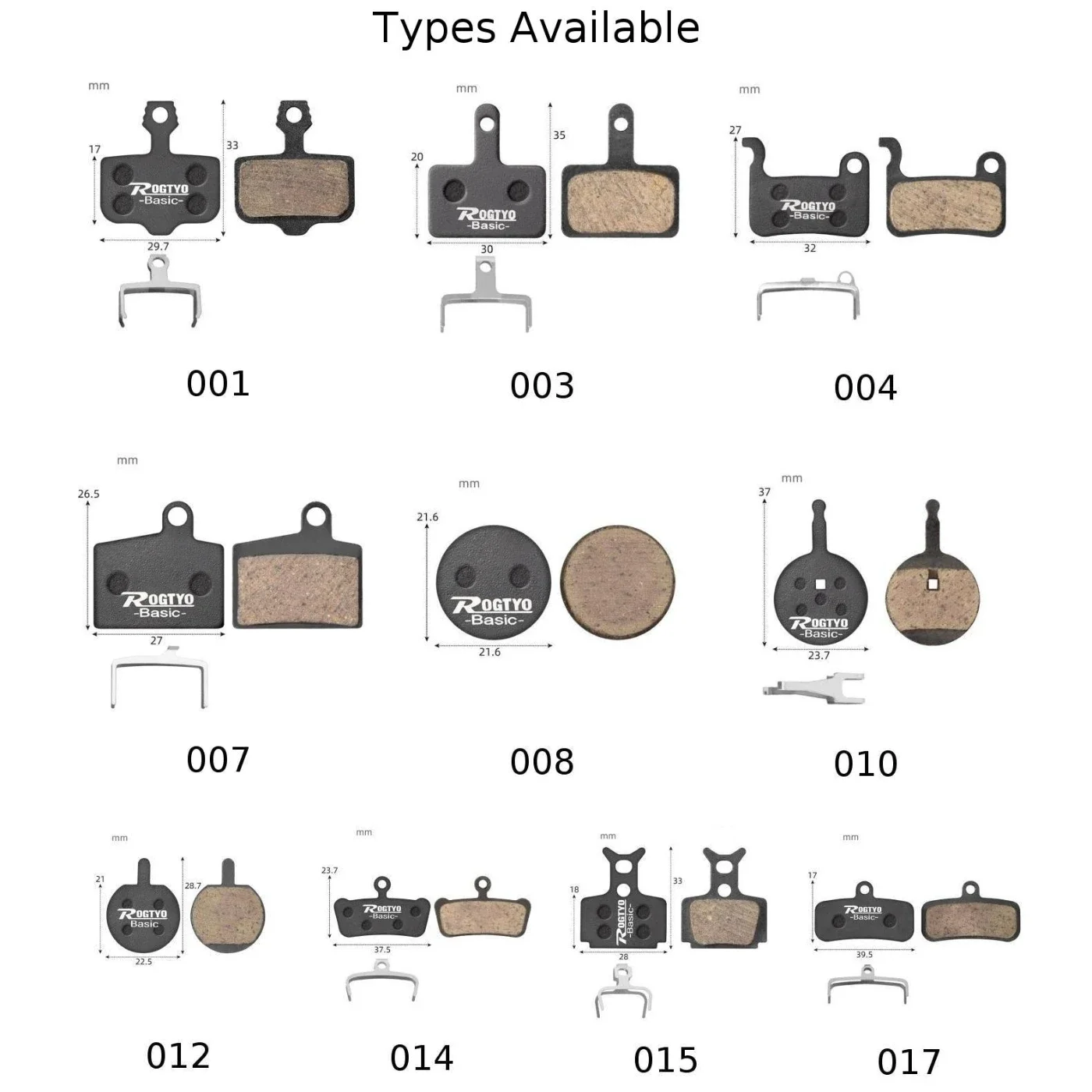 

Practical Disc Brake Pad Black Brake Pads Bicycle Bike Accessories For SHIMAN0/HOPE/SR AM MTB Metal Mountain Bike