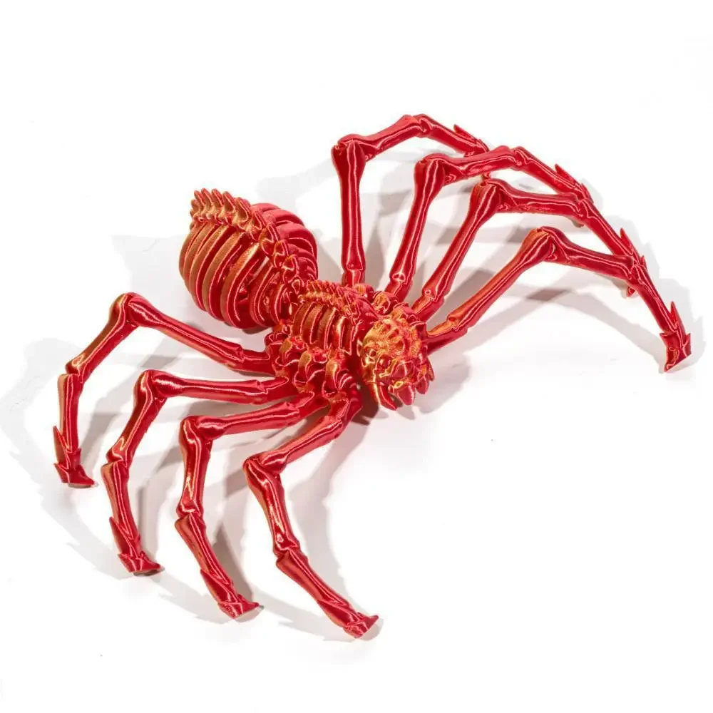 

3D Printed Large Spider Movable Joints Flexible Stretchable Scary Party Decorations Home Decor Gift Spider Decorative