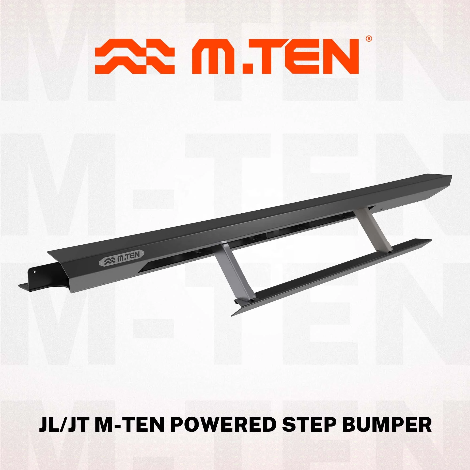M-TEN Electric Running Boards Powered Off-Road Step Bumper Accessories For Jeep Wrangler JL 4 Door Steel Side Slider 1 Set