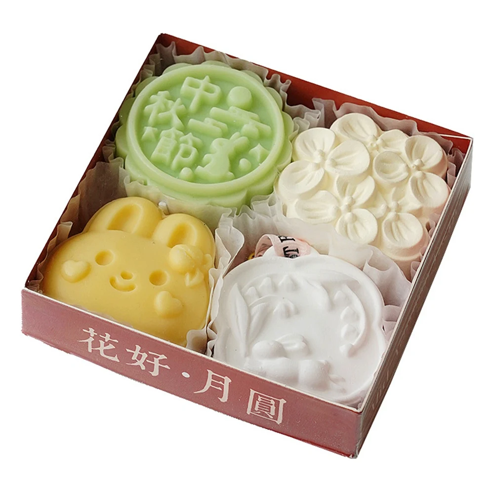 

1Moon cake fragrance gift candle Mid-Autumn Festival handmade Birthday Gift Christmas DIY Room Decor Tools Accessories Ornaments