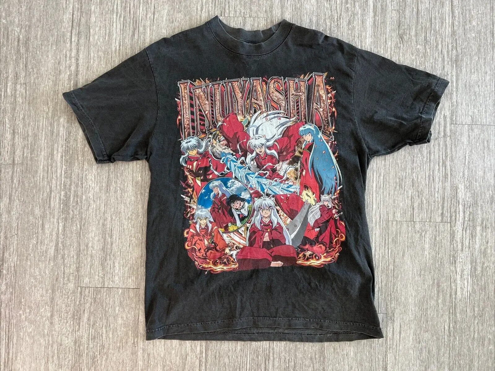 

Inuyasha Tee By Art Sensei - Size Large - Worn Once Aesthetic Clothes Dad Gifts Kawaii Clothes T-Shirt Men Cute