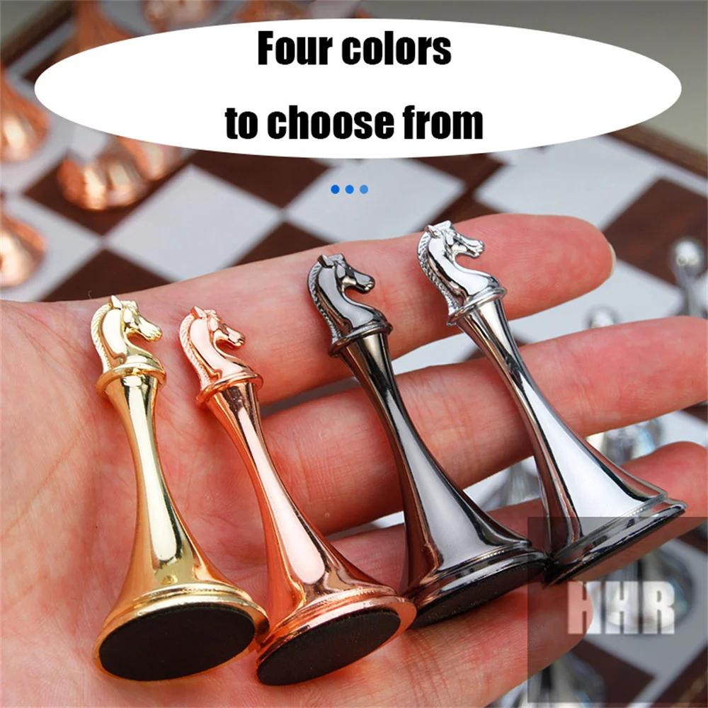 

Chess Set with Super Magnetic Metal Pieces, Folding Board Ideal for Family Parties and Children's Gifts, Board Size 30*30cm, 202