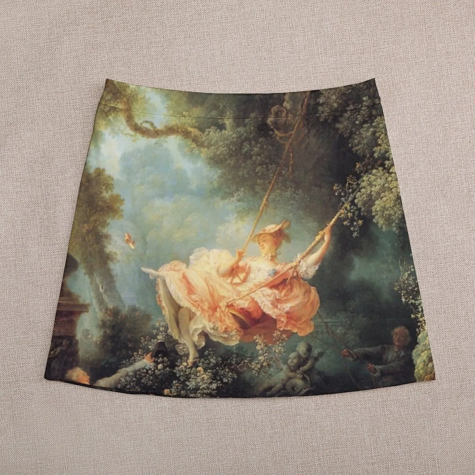 The Swing by Jean-Honoré Fragonard Mini Skirt Women skirt novelty in clothes