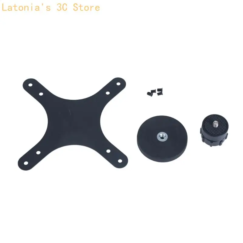 Tragbare Monitor-VESA-Montageplatte mit Magnetfuß und Kugelkopfbefestigung X3UB – Detail 3