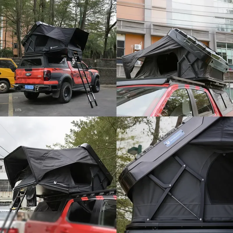 Camping Car Roof Top Tent With ABS Shell Waterproof Camping Tent Quick Open Design Rooftop Tent 4X4 Accessories