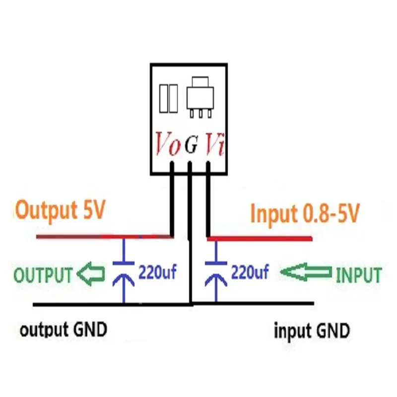 DC-DC 0.9-5V To 5V Step UP Converter Power supply Module For Arduino MEGA2560 Raspberry Pi MCU ARM Development Board