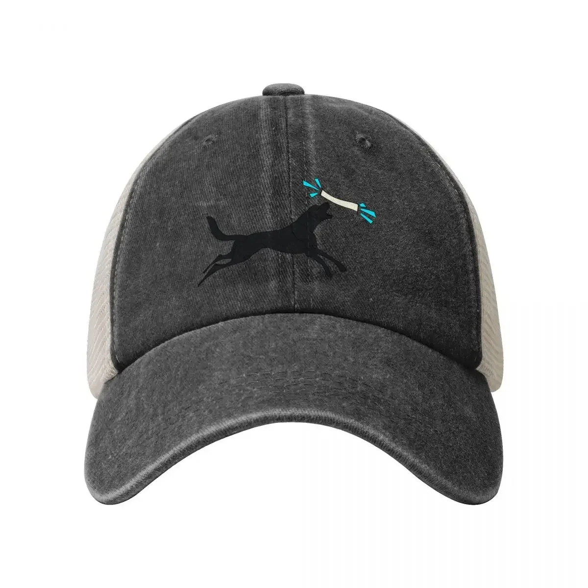 Dock Diving Black Labrador RetrieverCap Baseball Cap fishing hat Streetwear Women's Hats For The Sun Men's