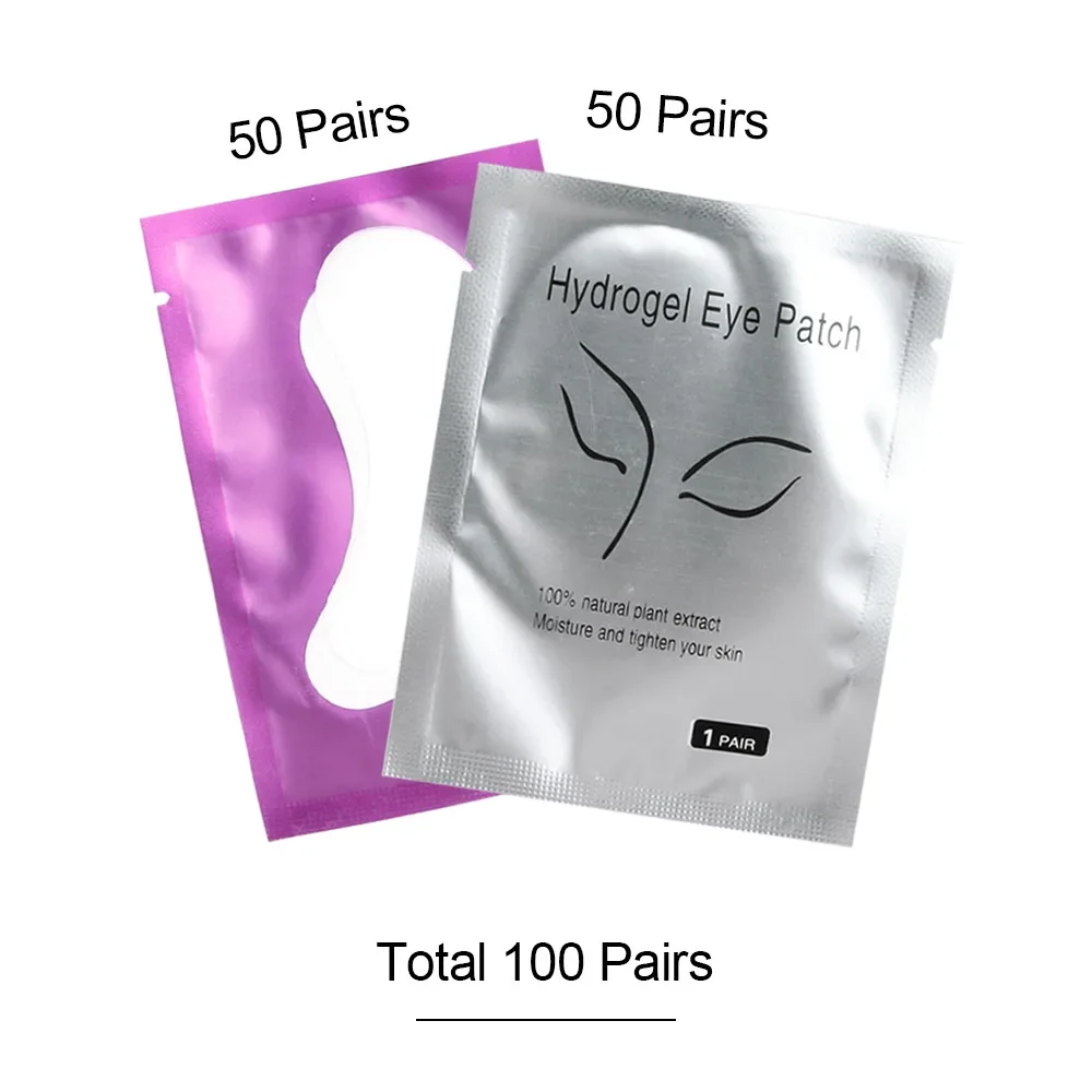 50/100pairs Wimpern Für Wimpern Extensions Augen Pads Kissen Einweg Patch Unter Wimpern Tipps Lint Kostenloser Aufkleber Wraps make-up