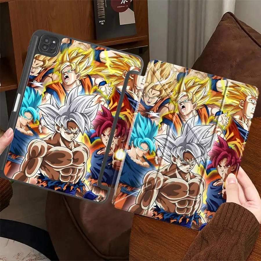 D-Dragon B-Ball Cool Goku Holder Cover Tablet Case For iPad Mini 6 7 Pro 2025 11th 10th 9th 8th 7th 12.9inch Air 4 5 M3 M2 1