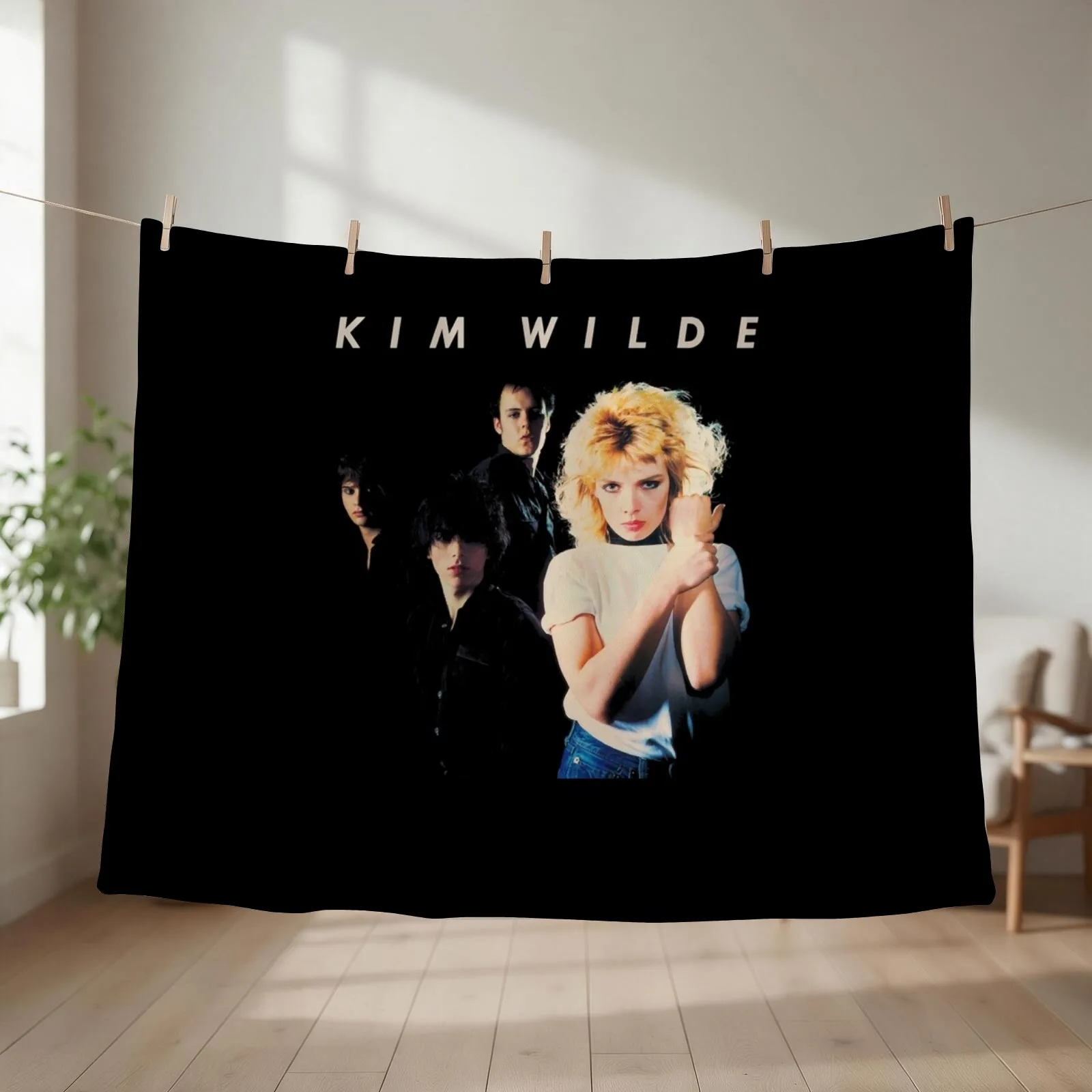 Kim Wilde Energetic Performances Throw Blanket couch cozy soft plush fuzzy picnic outdoor blanket