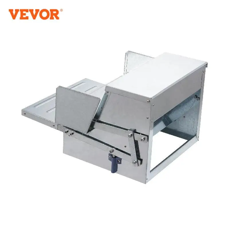 VEVOR Automatic Chicken Feeder 25 lbs Capacity Feeds 10 Chickens up to 11 Days Galvanized Steel Poultry Feeder